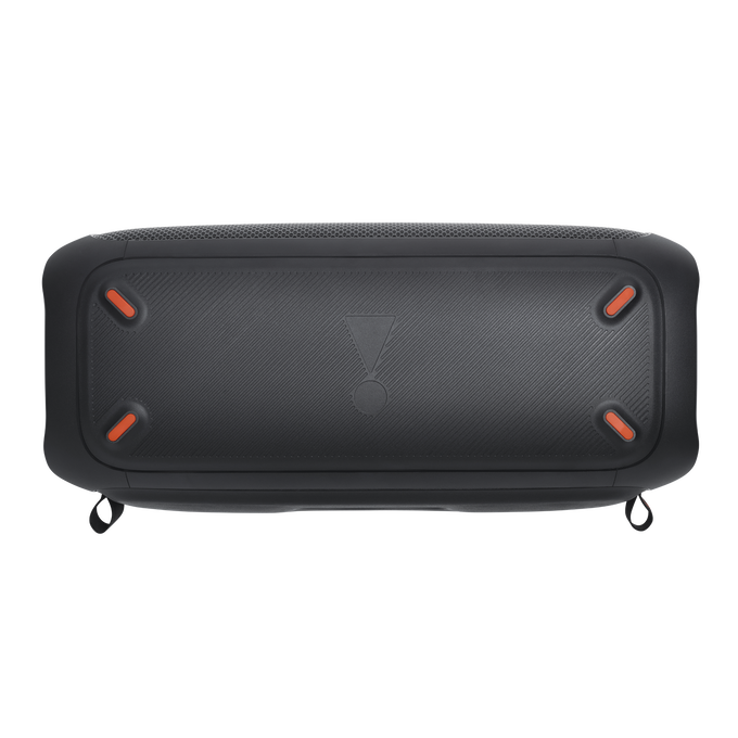 JBL PartyBox On-The-Go - Black - Portable party speaker with built-in lights and wireless mic - Bottom image number null